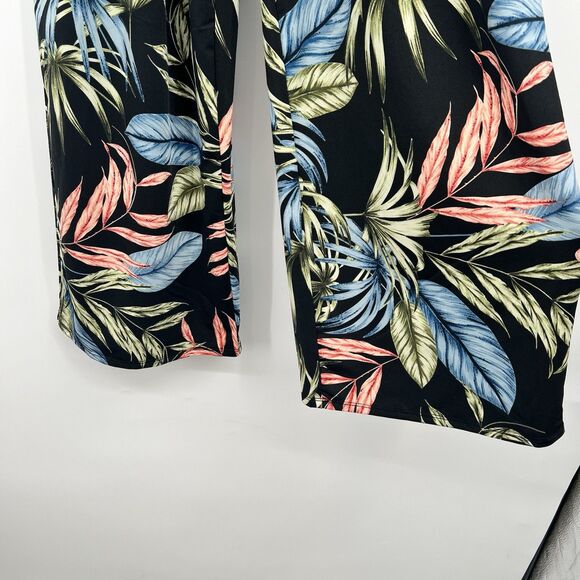 Philosophy Palazzo Wide Leg Stretch Pants Hawaiian Beach Vacation Resort Cruise - Picture 4 of 14